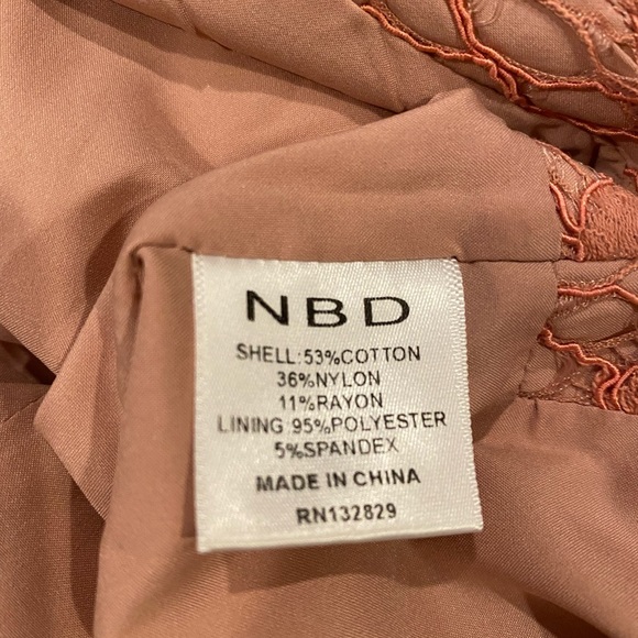 NWT Lace Dress Straps Clay - Pink size Medium - Picture 7 of 14